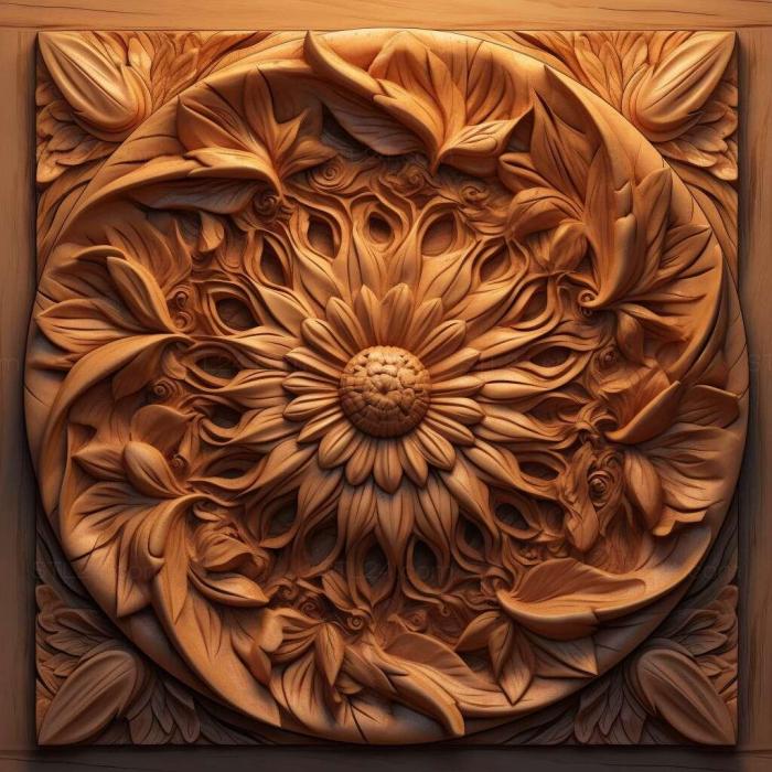 Patterns and decorations (stl JAC Sunray 2, PATTERN_718) 3D models for cnc